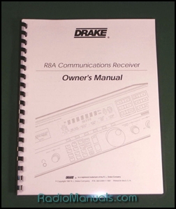 Drake R8A Instruction Manual